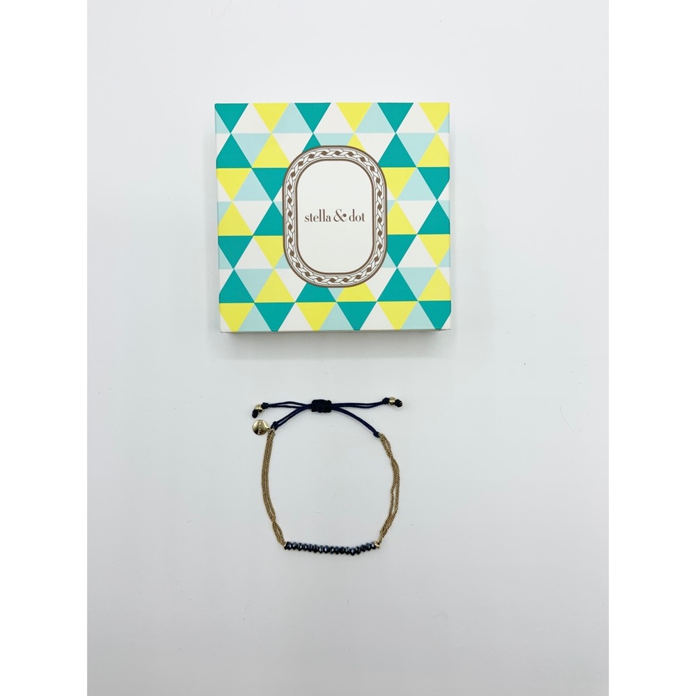 NWOT Stella & Dot Adjustable Bead Chain Bracelet
